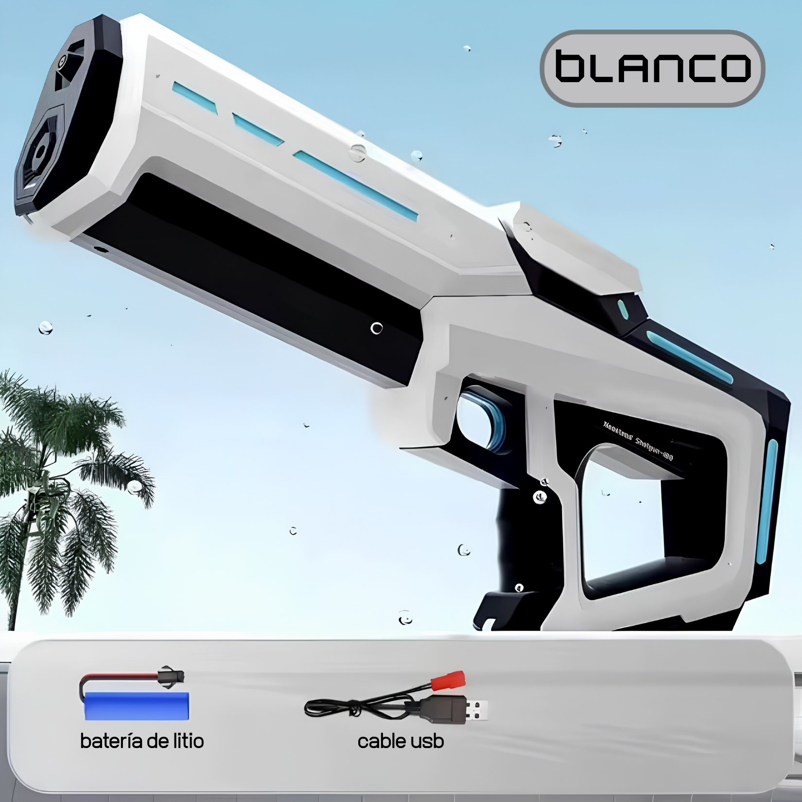Pistola de Agua Eléctrica Automática Neostand Shotgun-188 | Alta Potencia con y sin Depósito